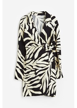 H & M - MAMA Kopertowa szmizjerka - Czarny ze sklepu H&M w kategorii Sukienki ciążowe - zdjęcie 161503149