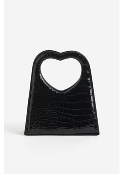 H & M - Torebka z detalem w kształcie serca - Czarny ze sklepu H&M w kategorii Kopertówki - zdjęcie 161514777