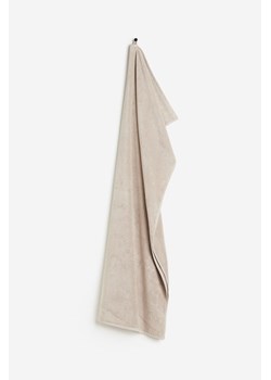 H & M - Duży ręcznik kąpielowy z frotte - Brązowy ze sklepu H&M w kategorii Ręczniki - zdjęcie 161515687