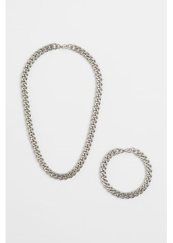 H & M - Naszyjnik i bransoletka - Srebrny ze sklepu H&M w kategorii Komplety biżuterii - zdjęcie 161516138