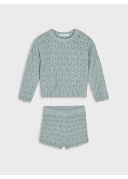 Sinsay - Komplet: sweter i szorty - zielony ze sklepu Sinsay w kategorii Komplety niemowlęce - zdjęcie 161517717