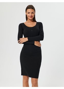Sinsay - Sukienka mini dzianinowa - czarny ze sklepu Sinsay w kategorii Sukienki - zdjęcie 161517787