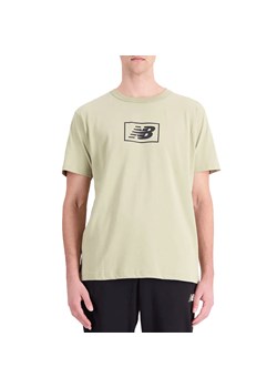 Koszulka New Balance MT33512FUG - zielona ze sklepu streetstyle24.pl w kategorii T-shirty męskie - zdjęcie 161518155
