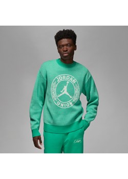 Sweter męski Jordan x Union - Zieleń ze sklepu Nike poland w kategorii Swetry męskie - zdjęcie 161519948