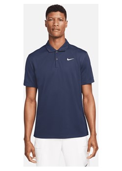 Męska koszulka polo do tenisa NikeCourt Dri-FIT - Niebieski ze sklepu Nike poland w kategorii T-shirty męskie - zdjęcie 161520008