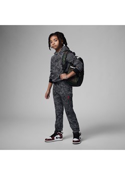 Zestaw dla małych dzieci Jordan Flight Printed Pullover Set - Czerń ze sklepu Nike poland w kategorii Dresy chłopięce - zdjęcie 161520229
