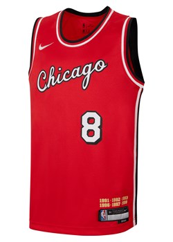 Koszulka dla dużych dzieci Nike Dri-FIT NBA Swingman Chicago Bulls - Czerwony ze sklepu Nike poland w kategorii T-shirty chłopięce - zdjęcie 161520287