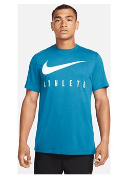Męski T-shirt treningowy Nike Dri-FIT - Niebieski ze sklepu Nike poland w kategorii T-shirty męskie - zdjęcie 161520318