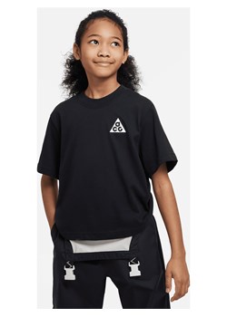 T-shirt dla dużych dzieci (dziewcząt) Nike ACG - Czerń ze sklepu Nike poland w kategorii Bluzki dziewczęce - zdjęcie 161520379