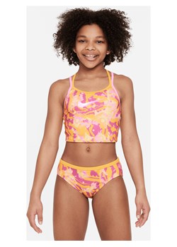 Midkini kąpielowe dla dużych dzieci (dziewcząt) z ramiączkami krzyżowanymi na plecach Nike - Różowy ze sklepu Nike poland w kategorii Stroje kąpielowe - zdjęcie 161520469