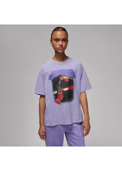 T-shirt damski z nadrukiem Jordan (Her)itage - Fiolet ze sklepu Nike poland w kategorii Bluzki damskie - zdjęcie 161520488