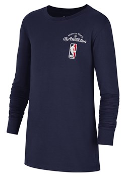 T-shirt z długim rękawem dla dużych dzieci Team 31 Courtside Nike NBA - Niebieski ze sklepu Nike poland w kategorii T-shirty chłopięce - zdjęcie 161520496