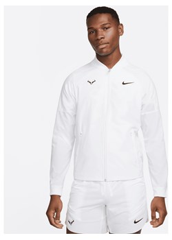 Męska kurtka do tenisa Nike Dri-FIT Rafa - Biel ze sklepu Nike poland w kategorii Kurtki męskie - zdjęcie 161520807