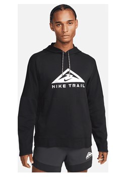 Męska bluza z kapturem do biegania Dri-FIT Nike Trail Magic Hour - Czerń ze sklepu Nike poland w kategorii Bluzy męskie - zdjęcie 161520885
