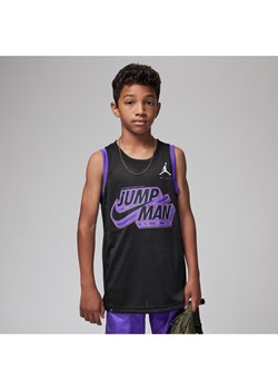 Koszulka dla dużych dzieci Jordan Jumpman x Nike Stacked Jersey - Czerń ze sklepu Nike poland w kategorii T-shirty chłopięce - zdjęcie 161521528