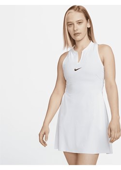 Damska sukienka do tenisa Nike Dri-FIT Advantage - Biel ze sklepu Nike poland w kategorii Sukienki - zdjęcie 161521575