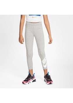 Legginsy Nike Sportswear dla małych dzieci - Szary ze sklepu Nike poland w kategorii Spodnie dziewczęce - zdjęcie 161521789