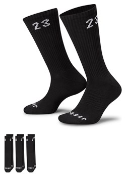 Klasyczne skarpety Jordan Essentials (3 pary) - Czerń ze sklepu Nike poland w kategorii Skarpetki męskie - zdjęcie 161521839