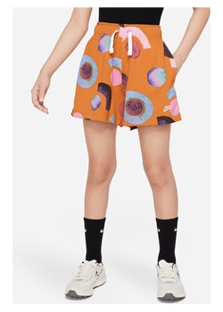 Spodenki dla dużych dzieci (dziewcząt) Nike Sportswear - Pomarańczowy ze sklepu Nike poland w kategorii Spodenki dziewczęce - zdjęcie 161521956