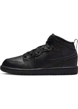 Buty dla małych dzieci Jordan 1 Mid - Czerń ze sklepu Nike poland w kategorii Buty sportowe dziecięce - zdjęcie 161522165