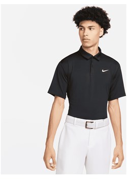 Męska koszulka polo do golfa w jednolitym kolorze Nike Dri-FIT Tour - Czerń ze sklepu Nike poland w kategorii T-shirty męskie - zdjęcie 161522307