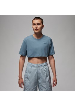 Damski T-shirt o krótkim kroju Jordan Sport - Niebieski ze sklepu Nike poland w kategorii Bluzki damskie - zdjęcie 161522358