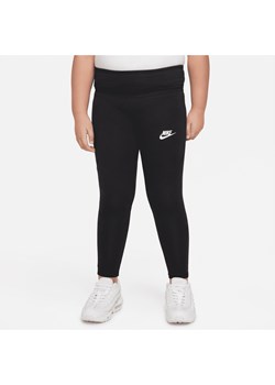 Legginsy z wysokim stanem dla dużych dzieci (dziewcząt) o wydłużonym rozmiarze Nike Sportswear Favorites - Czerń ze sklepu Nike poland w kategorii Spodnie dziewczęce - zdjęcie 161522406