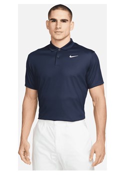 Męska koszulka polo do tenisa NikeCourt Dri-FIT - Niebieski ze sklepu Nike poland w kategorii T-shirty męskie - zdjęcie 161523265