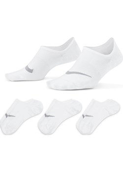 Damskie skarpety treningowe Nike Everyday Plus Lightweight (3 pary) - Biel ze sklepu Nike poland w kategorii Skarpetki damskie - zdjęcie 161523305