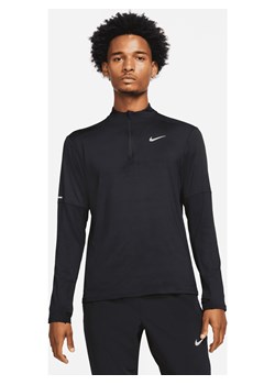 Męska bluza do biegania z zamkiem 1/2 Dri-FIT Nike Element - Czerń ze sklepu Nike poland w kategorii Bluzy męskie - zdjęcie 161523405