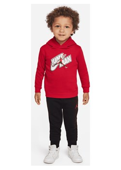 Zestaw bluza z kapturem i spodnie dla niemowląt (12–24 M) Jordan - Czerń ze sklepu Nike poland w kategorii Dresy chłopięce - zdjęcie 161523576