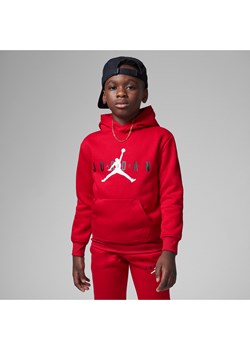 Przyjazna środowisku bluza z kapturem dla małych dzieci Jordan - Czerwony ze sklepu Nike poland w kategorii Bluzy chłopięce - zdjęcie 161523629