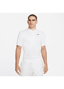 Męska koszulka polo do tenisa NikeCourt Dri-FIT - Biel ze sklepu Nike poland w kategorii T-shirty męskie - zdjęcie 161523907