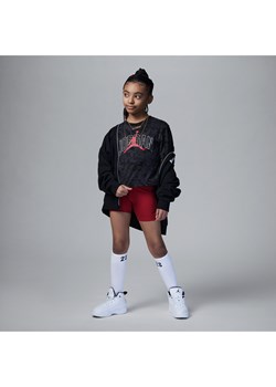 Dwuczęściowy zestaw dla małych dzieci Air Jordan Flight Bike Shorts Set - Czerwony ze sklepu Nike poland w kategorii Komplety dziewczęce - zdjęcie 161524315