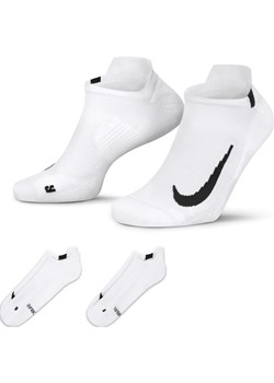 Stopki biegowe Nike Multiplier (2 pary) - Biel ze sklepu Nike poland w kategorii Skarpetki męskie - zdjęcie 161524388