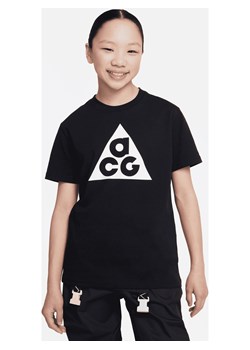 T-shirt dla dużych dzieci Nike ACG - Czerń ze sklepu Nike poland w kategorii Bluzki dziewczęce - zdjęcie 161524389
