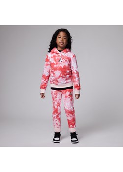 Zestaw bluza z kapturem i spodnie dla małych dzieci Jordan - Różowy ze sklepu Nike poland w kategorii Dresy dziewczęce - zdjęcie 161524537