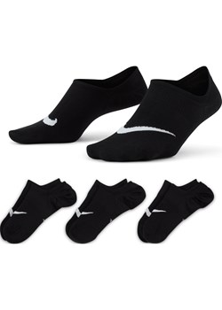 Damskie skarpety treningowe Nike Everyday Plus Lightweight (3 pary) - Czerń ze sklepu Nike poland w kategorii Skarpetki damskie - zdjęcie 161524706