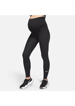 Ciążowe legginsy damskie z wysokim stanem Nike One (M) - Czerń ze sklepu Nike poland w kategorii Spodnie ciążowe - zdjęcie 161524719