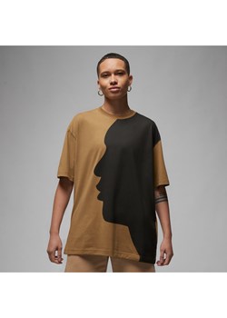Damski T-shirt oversize z grafiką Jordan - Brązowy ze sklepu Nike poland w kategorii Bluzki damskie - zdjęcie 161524729