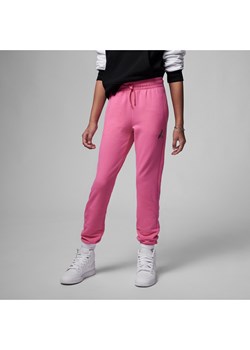 Spodnie dla dużych dzieci (dziewcząt) Jordan - Różowy ze sklepu Nike poland w kategorii Spodnie dziewczęce - zdjęcie 161525286