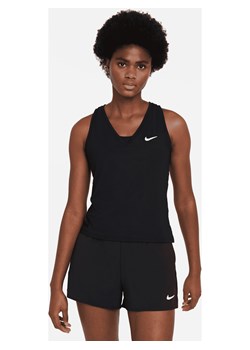 Damska koszulka bez rękawów do tenisa NikeCourt Victory - Czerń ze sklepu Nike poland w kategorii Bluzki damskie - zdjęcie 161525478