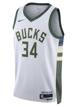 Koszulka męska Nike Dri-FIT NBA Swingman Milwaukee Bucks Association Edition 2022/23 - Biel ze sklepu Nike poland w kategorii T-shirty męskie - zdjęcie 161525577