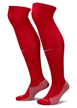 Skarpety piłkarskie do kolan Liverpool F.C. Strike (wersja domowa) - Czerwony ze sklepu Nike poland w kategorii Skarpetogetry piłkarskie - zdjęcie 161525608