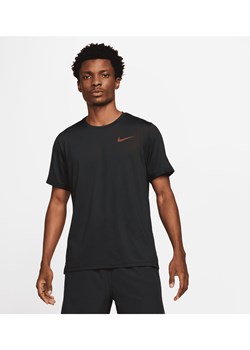 Męska koszulka z krótkim rękawem Nike Pro Dri-FIT - Czerń ze sklepu Nike poland w kategorii T-shirty męskie - zdjęcie 161525627