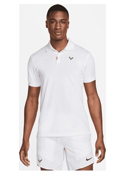 Męska dopasowana koszulka polo The Nike Polo Rafa - Biel ze sklepu Nike poland w kategorii T-shirty męskie - zdjęcie 161525698