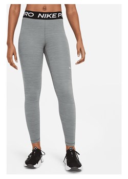 Damskie legginsy ze średnim stanem i wstawkami z siateczki Nike Pro - Szary ze sklepu Nike poland w kategorii Spodnie damskie - zdjęcie 161526048