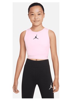 Koszulka bez rękawów dla dużych dzieci (dziewcząt) Jordan - Różowy ze sklepu Nike poland w kategorii Bluzki dziewczęce - zdjęcie 161526096