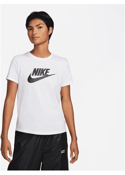 Damski T-shirt z logo Nike Sportswear Essentials - Biel ze sklepu Nike poland w kategorii Bluzki damskie - zdjęcie 161526305