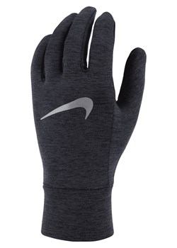 Męskie rękawiczki do biegania z dzianiny Nike - Czerń ze sklepu Nike poland w kategorii Rękawiczki męskie - zdjęcie 161526346